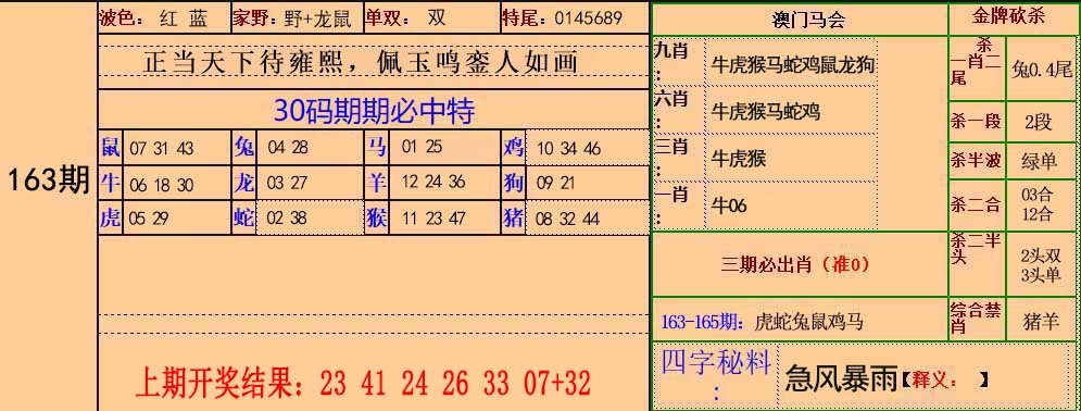 163期30码中特[图]