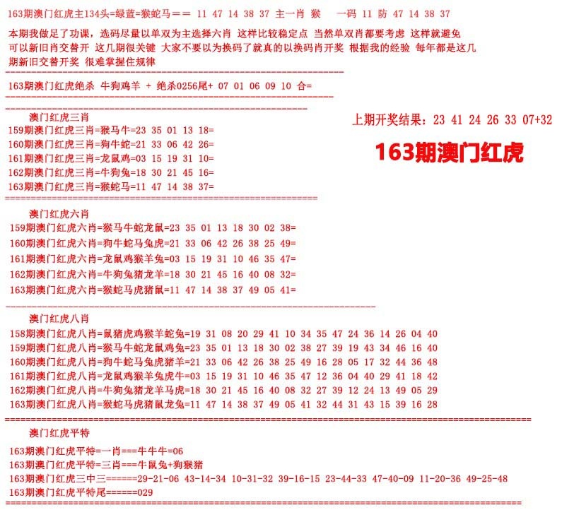 163期红虎图[图]